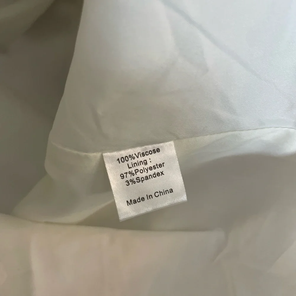 NWT Tuckernuck+India Hicks Cream Toile Long Sleeve Dress - Picture 7 of 7